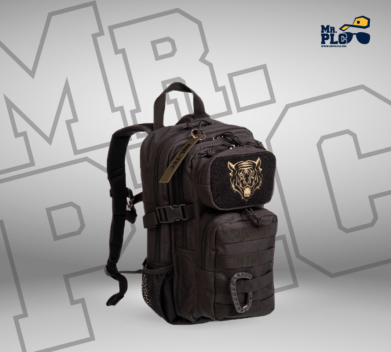 Mochila Assault Pack Kids Negra 14 Litros MrPolicia